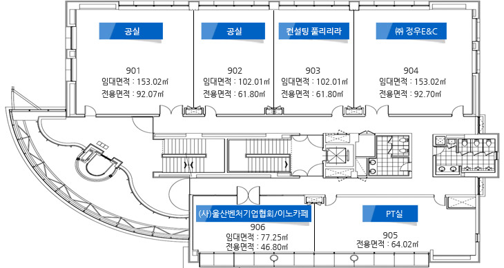 9층 층별현황 이미지